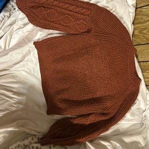 XXL burnt orange sweater